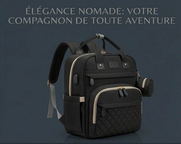Sac à dos à Langer (Noir)