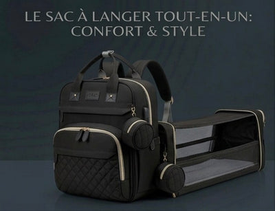 Sac à dos à Langer (Noir)